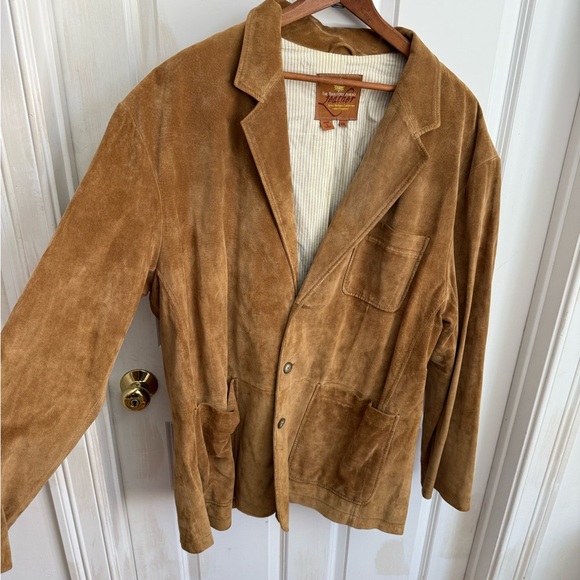 The Territory Ahead Tan Suede Men's Jacket - Picture 2 of 5